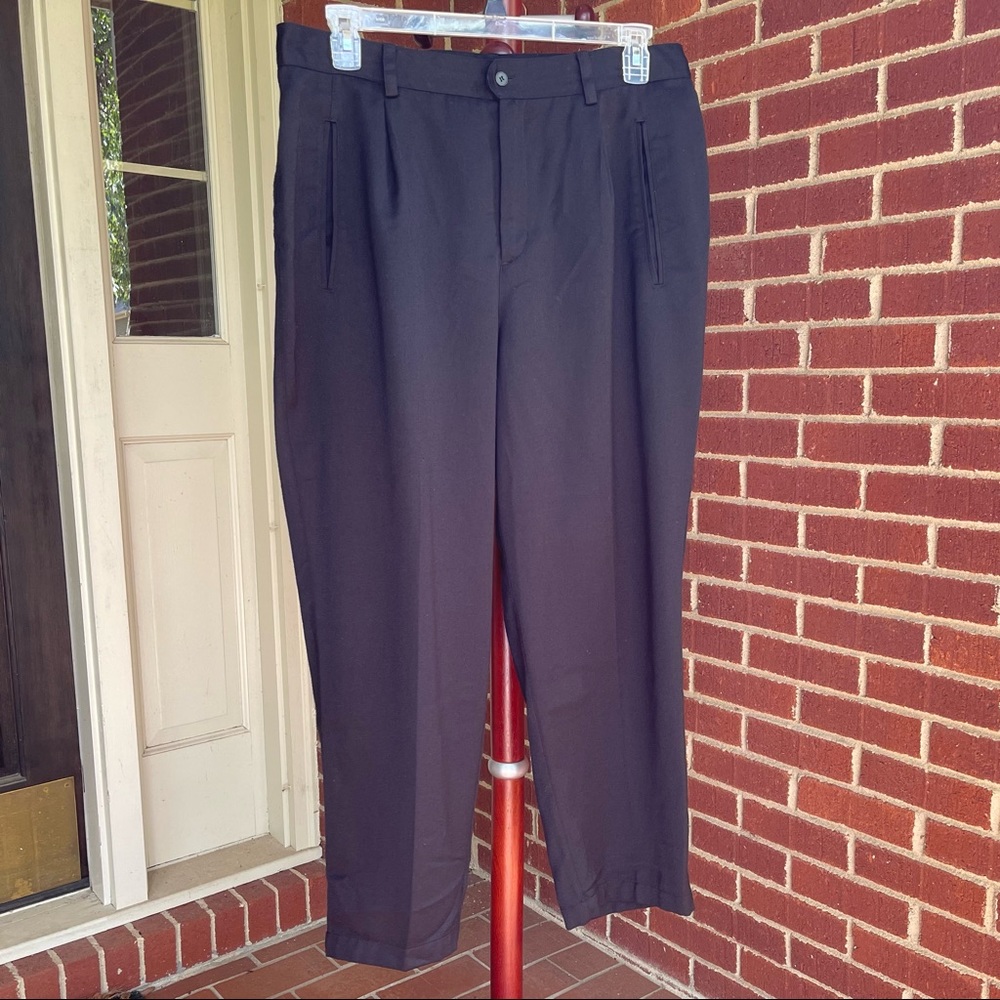 Elisabeth Black Zippered Pants